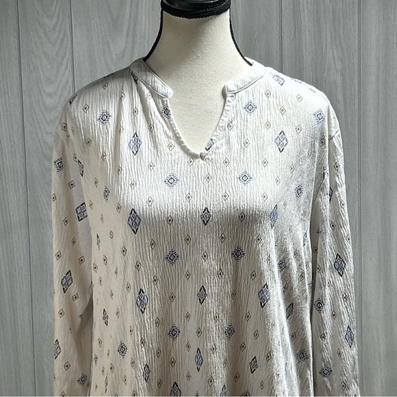 Bit & Bridle 3/4 Sleeve Blouse Size Large - Picture 2 of 11